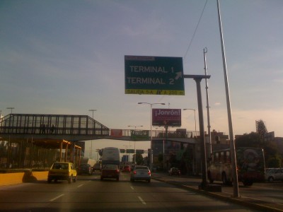 mexico city airport terminal 1 and terminal 2