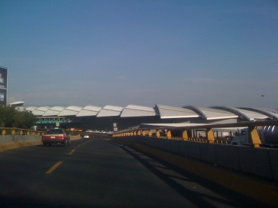 hood of mexico city airport